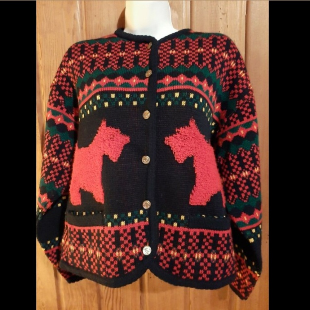 Tally-Ho Creation Women's L VTG Christmas Sweater